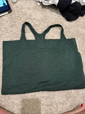 lululemon athletica Forest Green Ebb Street tank